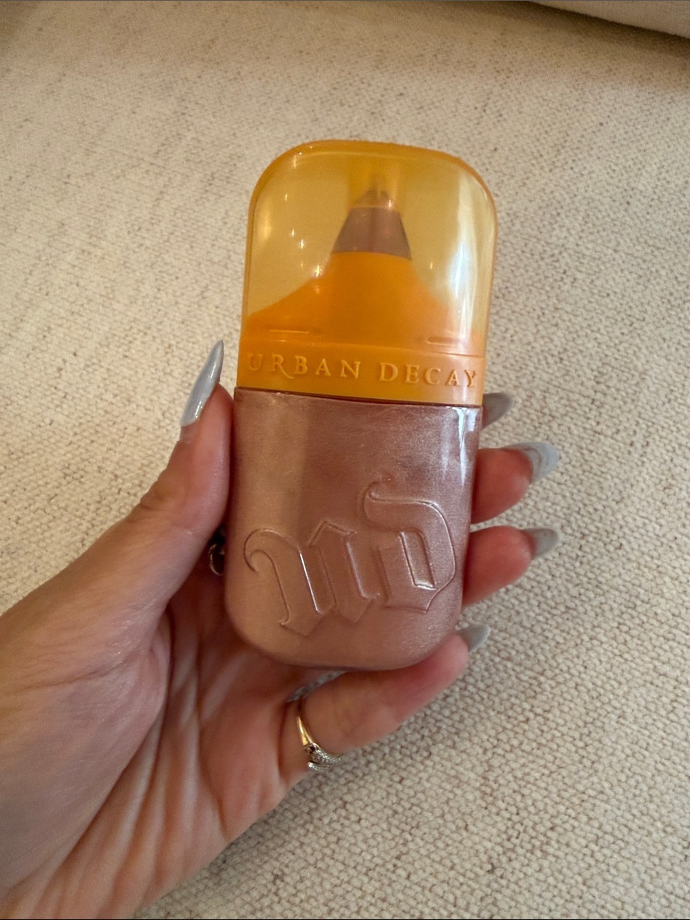 Urban decay face bond luminizer liquid highlight glow drops PCH peach rose *